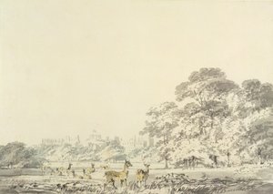 Windsor Castle and Park with Deer by Joseph Mallord William Turner